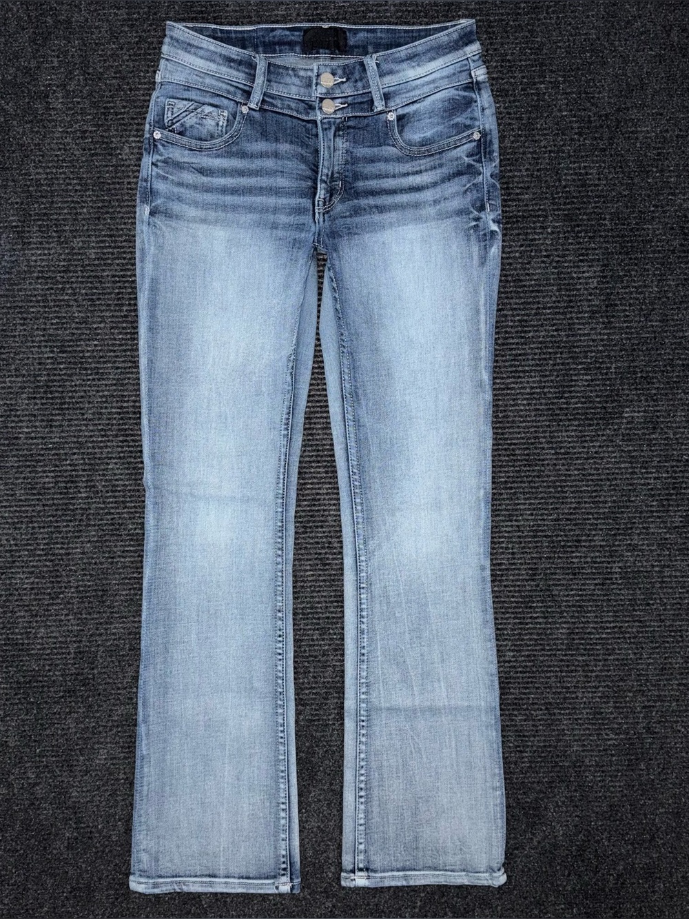 Buckle Black Fit 53 Tailored Bootcut Stretch Jean 26x32 Light Wash BBW2041R EUC